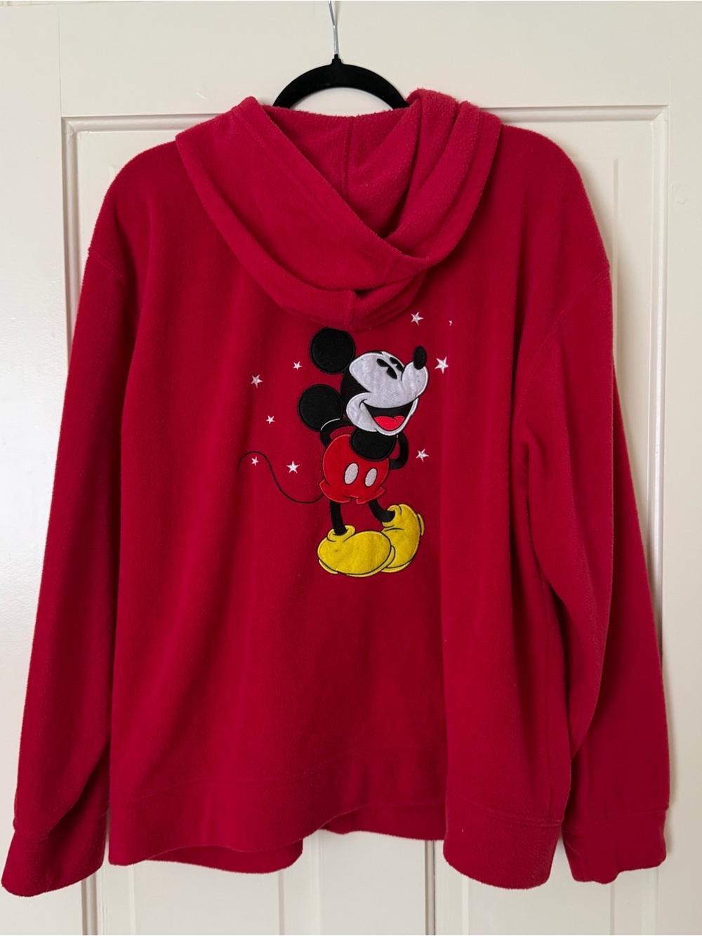 Disney Red Hooded Fleece Jacket